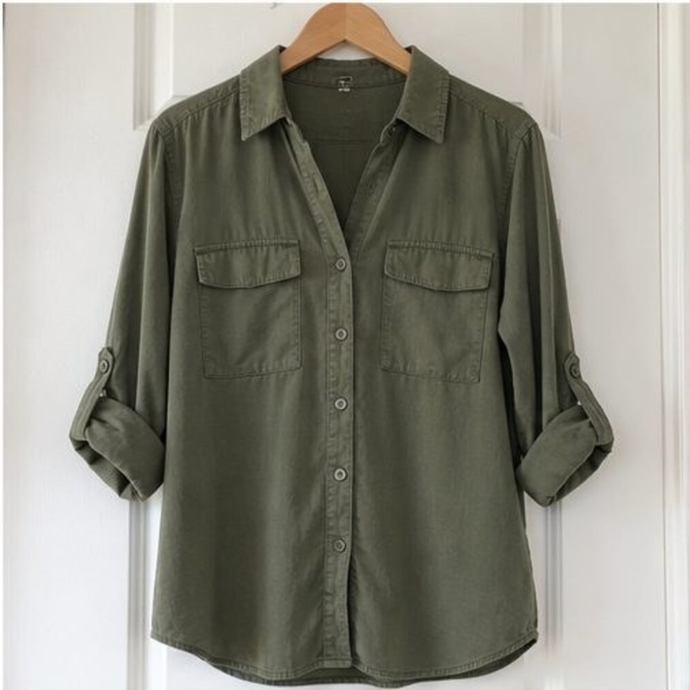 Camel Puff Sleeve Top